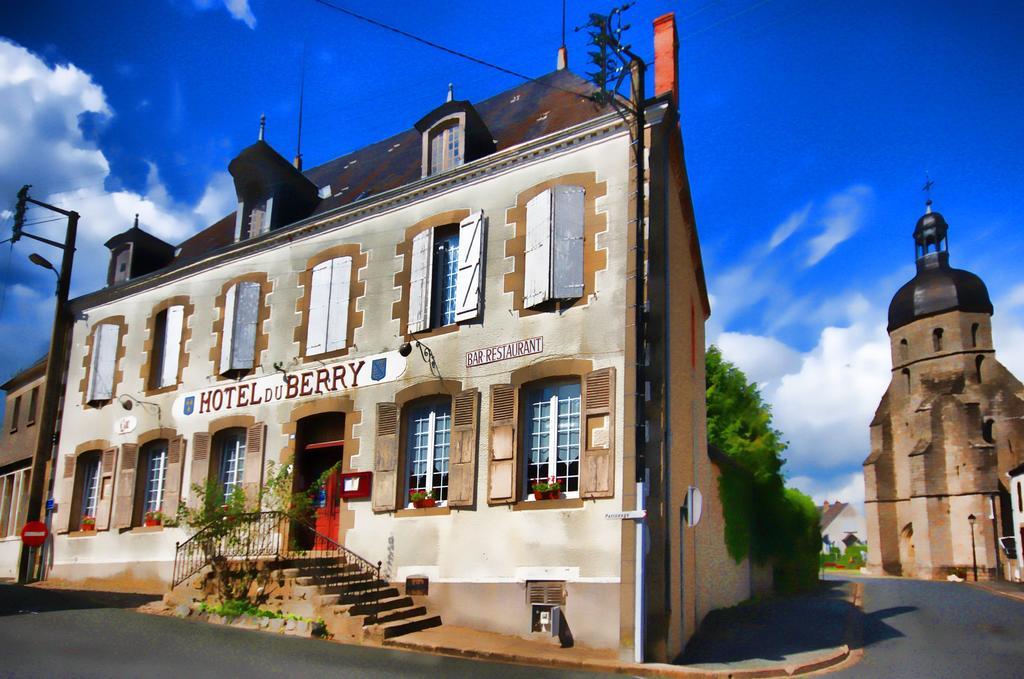 Hotel Du Berry Aigurande Экстерьер фото